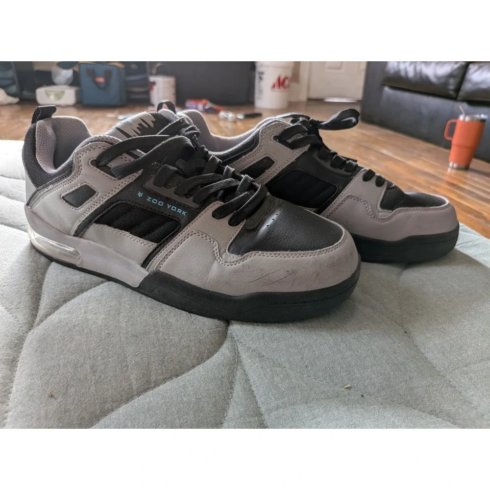 Size 10.5 ~ Zoo York 'Shotime' Grey/Blk 💯 Authentic